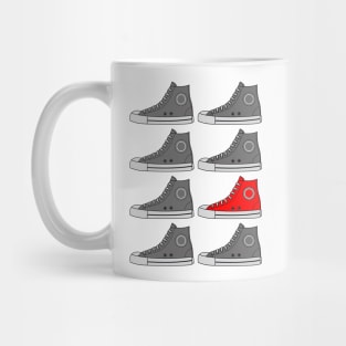 Stand Out From The Crowd | Red Sneaker Mug